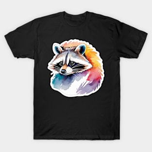 Raccoon Watercolor T-Shirt